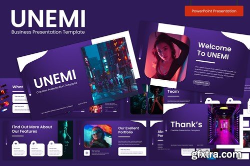 Unemi - Modern Creative Presentation Template 4PPZAE6 Unemi - Modern Creative Presentation Template 4PPZAE6