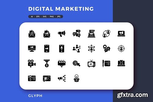 100 icons of Digital Marketing VCJRNPR 100 icons of Digital Marketing VCJRNPR