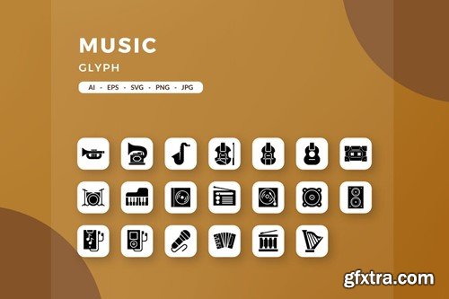 Music Icons 6PMBN9D Music Icons 6PMBN9D
