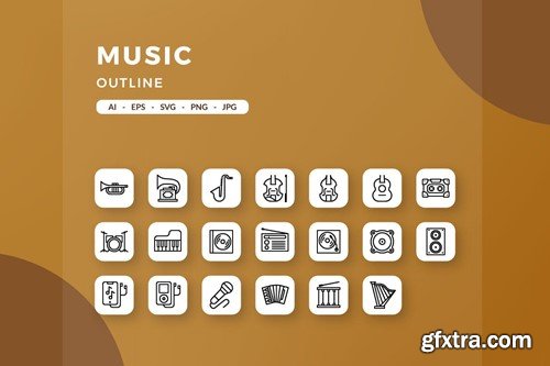 Music Icons 6PMBN9D Music Icons 6PMBN9D