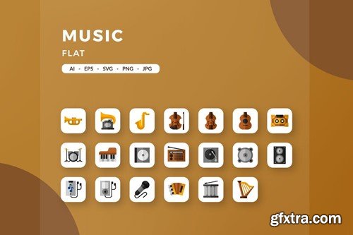 Music Icons 6PMBN9D Music Icons 6PMBN9D
