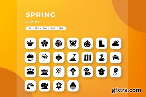 Spring Icons 56BJXAG Spring Icons 56BJXAG