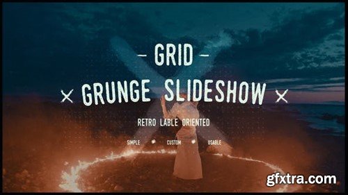 Videohive Urban Grunge Grid Slideshow 47362100