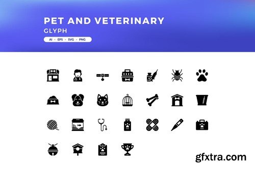 Pet and Veterinary Icons HN4262F Pet and Veterinary Icons HN4262F