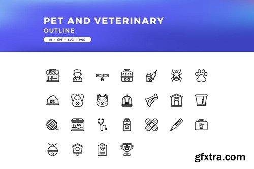 Pet and Veterinary Icons HN4262F Pet and Veterinary Icons HN4262F