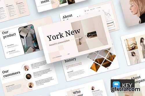 York New - Aestethic Keynote Presentation Template MKUHR6X York New - Aestethic Keynote Presentation Template MKUHR6X