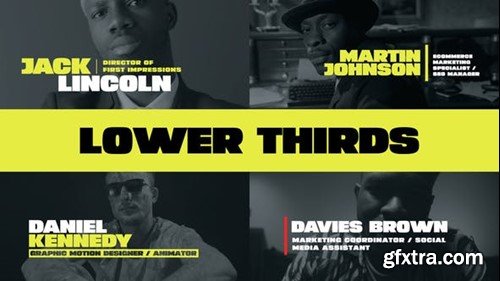 Videohive Lower Thirds 47399610