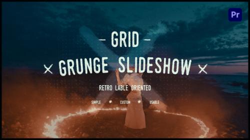 Videohive - Urban Grunge Grid Slideshow | Premiere Pro - 47362191 - 47362191