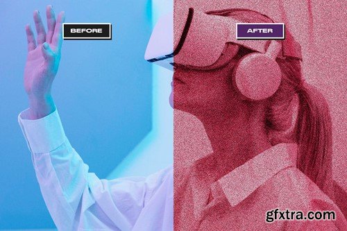 Cyber Grain on Glued Paper Photo Effect DAEEYXL Cyber Grain on Glued Paper Photo Effect DAEEYXL