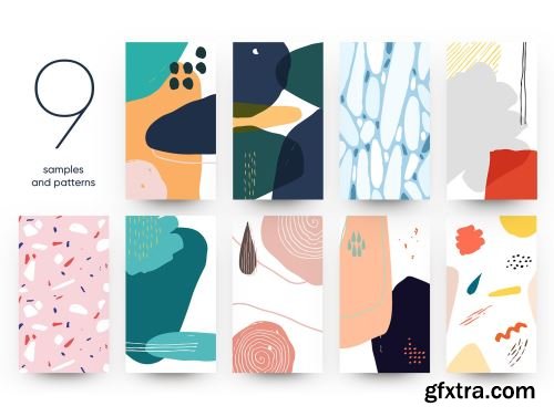 Abstract backgrounds & patterns Ui8.net