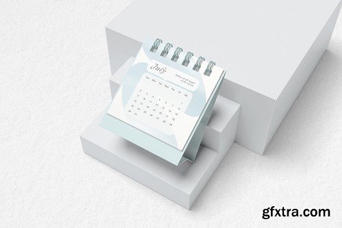 Desk Calendar Mockup 5Q447KX