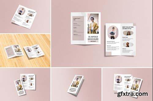 DL Bifold Brochure Mockup LU8S2NE DL Bifold Brochure Mockup LU8S2NE