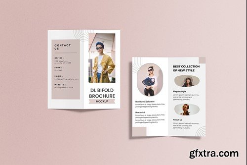 DL Bifold Brochure Mockup LU8S2NE DL Bifold Brochure Mockup LU8S2NE