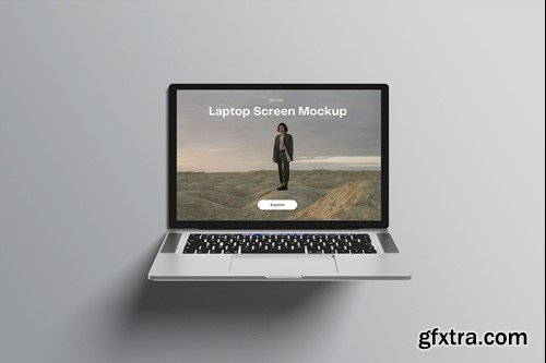 Laptop Screen Mockup FQ72CVW Laptop Screen Mockup FQ72CVW