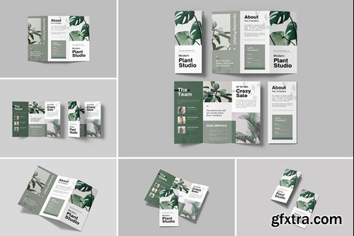 Trifold Brochure Mockup 4BZN6XE Trifold Brochure Mockup 4BZN6XE