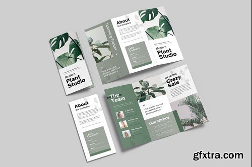 Trifold Brochure Mockup 4BZN6XE Trifold Brochure Mockup 4BZN6XE