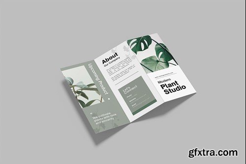 Trifold Brochure Mockup 4BZN6XE Trifold Brochure Mockup 4BZN6XE