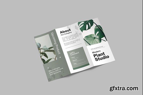 Trifold Brochure Mockup 4BZN6XE Trifold Brochure Mockup 4BZN6XE