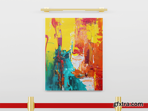 Artwork Canvas Frame Mockup REPSYL9 Artwork Canvas Frame Mockup REPSYL9