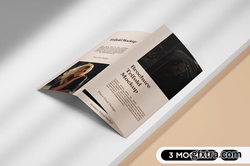 Trifold Brochure Mockup EQGBM2T Trifold Brochure Mockup EQGBM2T
