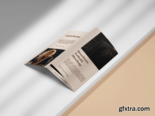 Trifold Brochure Mockup EQGBM2T Trifold Brochure Mockup EQGBM2T