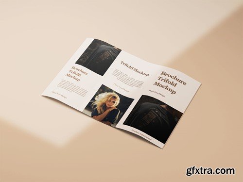 Trifold Brochure Mockup EQGBM2T Trifold Brochure Mockup EQGBM2T