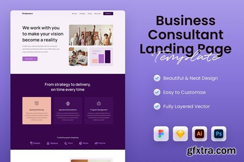 Business Consultant Landing Page Template AULXNQV Business Consultant Landing Page Template AULXNQV