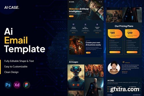 AI Email Newsletter Email Template DT6VBWW AI Email Newsletter Email Template DT6VBWW