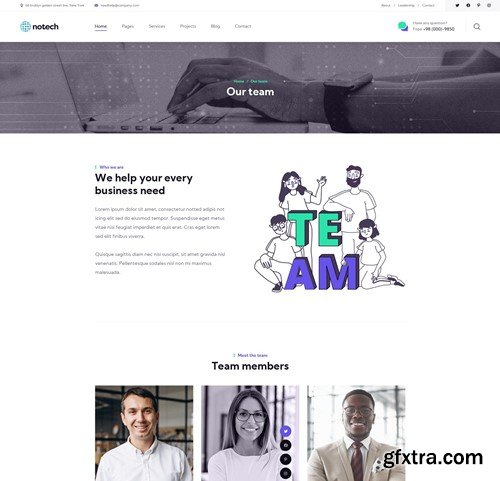 Notech - IT Solutions & Services PSD Template Z8A73RH Notech - IT Solutions & Services PSD Template Z8A73RH