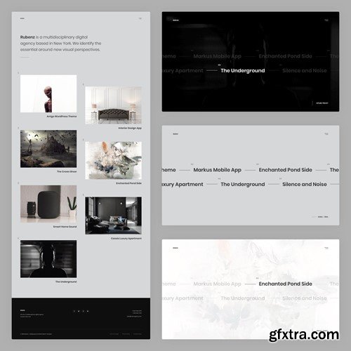 Rubenz – Creative Portfolio Design Template GZPPSY9 Rubenz – Creative Portfolio Design Template GZPPSY9