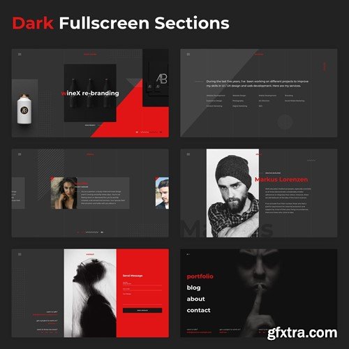Markus – Creative Fullscreen Design Template T8X8U7V Markus – Creative Fullscreen Design Template T8X8U7V