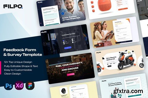 Filpo - Feedback Form & Survey Template UGSRG65 Filpo - Feedback Form & Survey Template UGSRG65