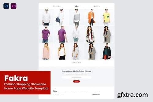 Fakra - Fashion Showcase Website Design Template FK7RRUK Fakra - Fashion Showcase Website Design Template FK7RRUK