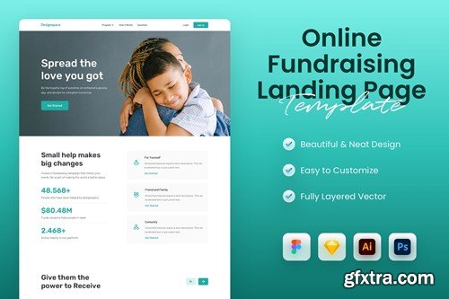 Online Fundraising Landing Page Template EBAML2M Online Fundraising Landing Page Template EBAML2M