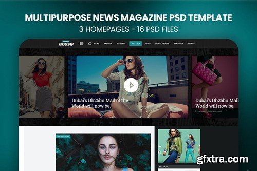 News Magazine - PSD Template G6BGAN4