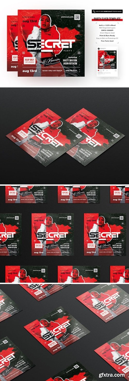 Party Flyer GWJAQR6 Party Flyer GWJAQR6