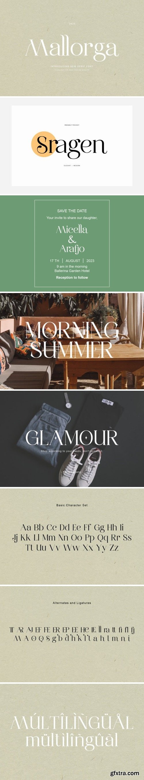 Mallorga A Modern Serif Font