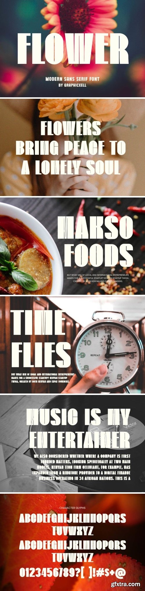 Flower Font Flower Font