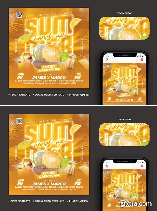 Summer Party Flyer MA436DJ