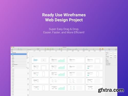 Wirefire - Wireframe Kit Web Design Ui8.net