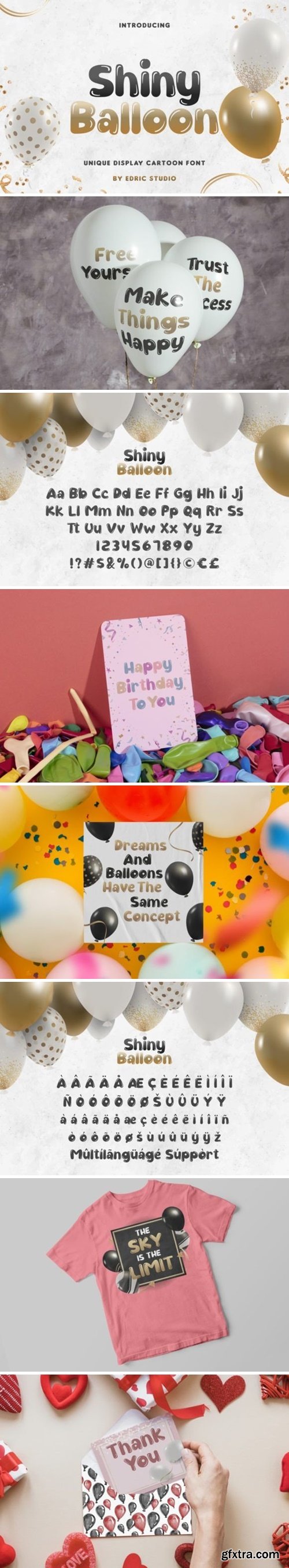 Shiny Balloon Font