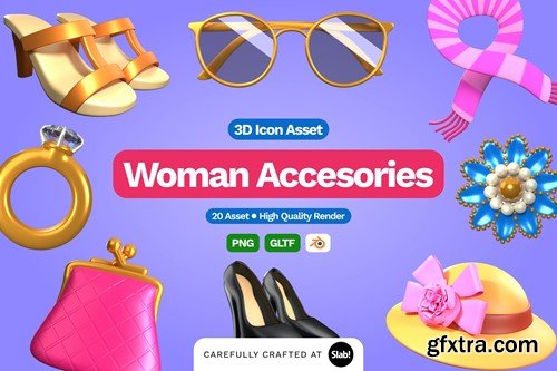3D Woman Accesories Illustration HED4ZYC 3D Woman Accesories Illustration HED4ZYC