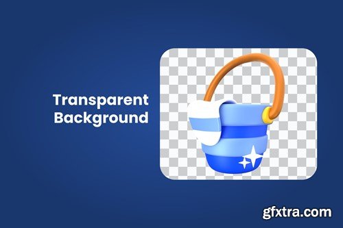 3D Cleaning Illustration EJ7WUK9 3D Cleaning Illustration EJ7WUK9