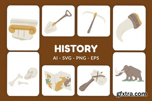 History Vector Illustration v.2 2JPEMQA History Vector Illustration v.2 2JPEMQA