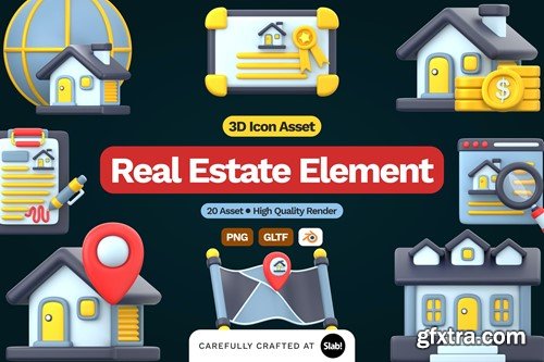 3D Real Estate Illustration 7TTD8Z9 3D Real Estate Illustration 7TTD8Z9