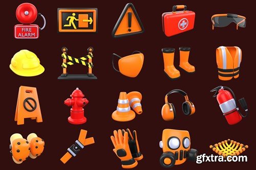 3D Safety Illustration 6Q3N9BV 3D Safety Illustration 6Q3N9BV