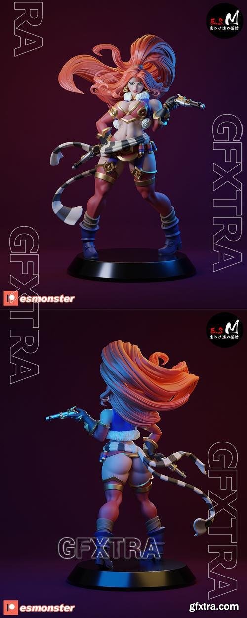 E.S Monster - Red Monika &ndash; 3D Print Model