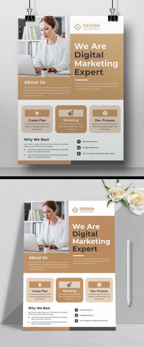 Marketing Expert Flyer Design Template 582631673