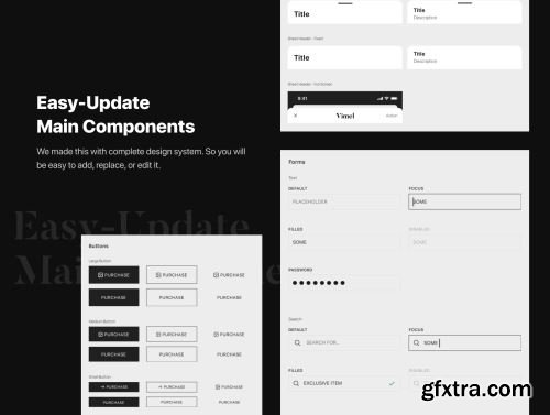 Vimel - Women Fashion Apparel App UI Kit Ui8.net