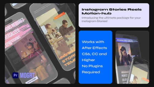 Videohive - Instagram stories - Insta Reel Tik-tok Stories Story Mogrt - 47420551 - 47420551